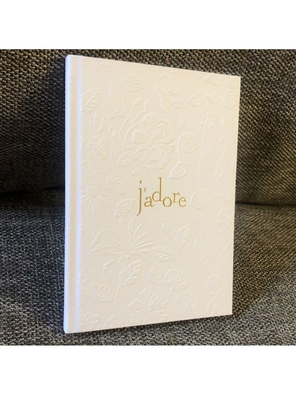 Christian Dior J’adore Floral Notebook White Golden Authentic